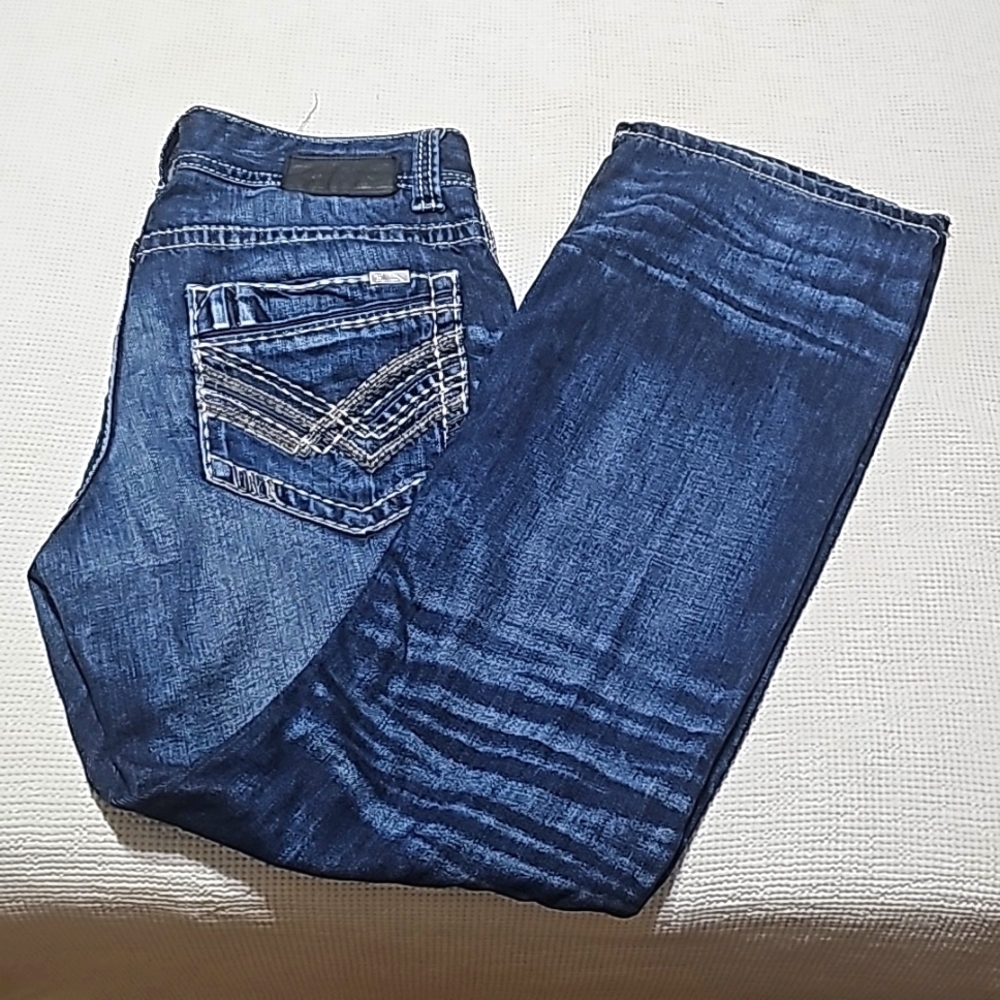 BUCKLE black 9 fit mens jeans